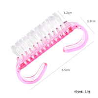1/5/20Pcs Acrylic Nail Brush Pink Color