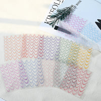 French Gradient Line Nail Art Stickers