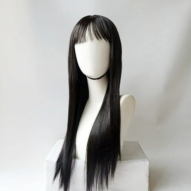 Synthetic fiber wig