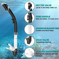 Dry Snorkel Set Diving Mask For Adults