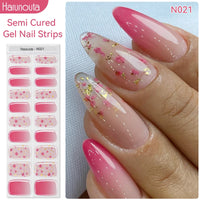 Full Cover Nail Gel Sticker Wraps Manicure