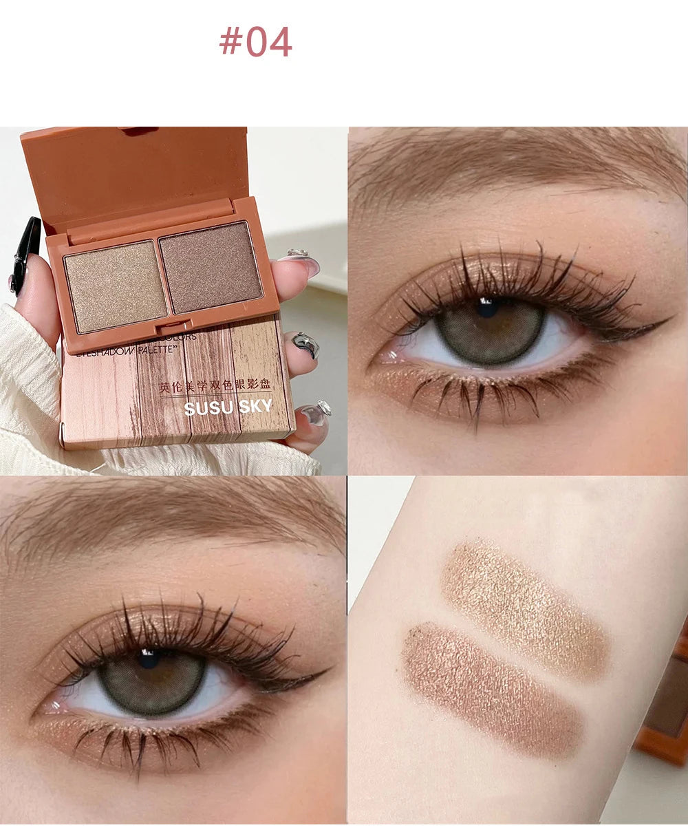 Two Color Eyeshadow Palette