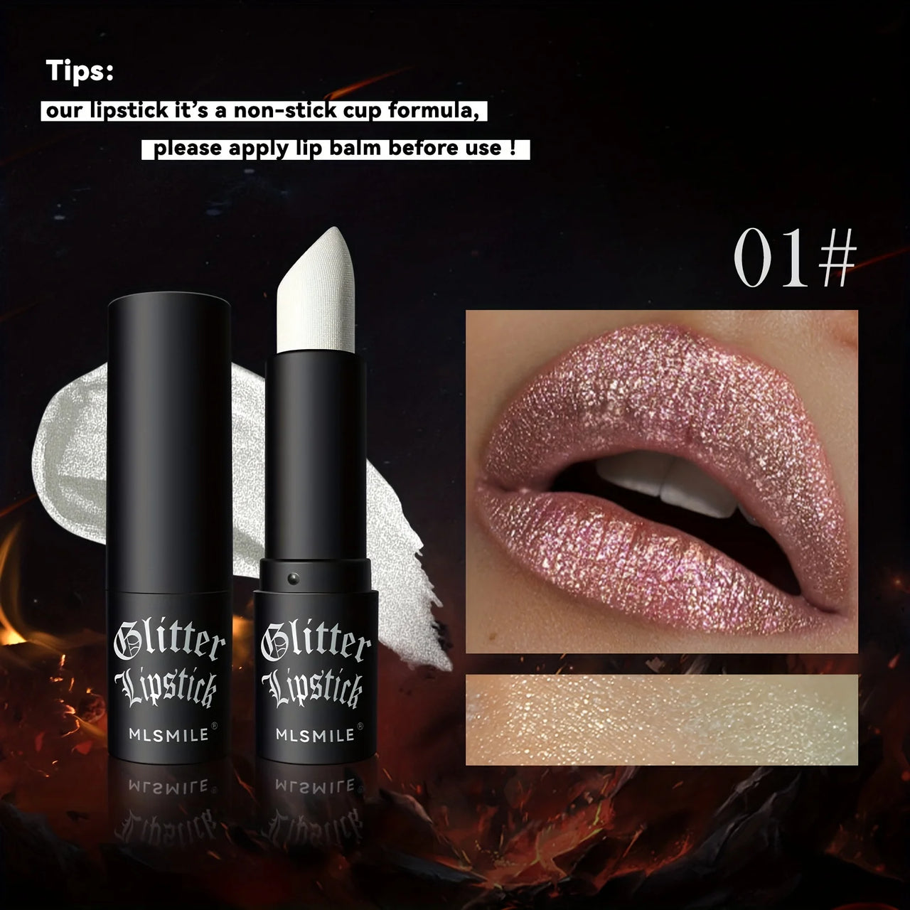 7 Colors Glitter Lipstick