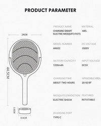 Racket Kill Fly Bug