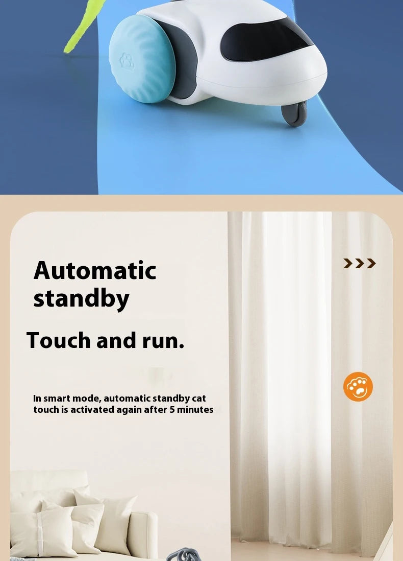 Smart Interactive Cat Toy Car