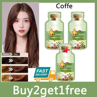 Natural Hair Dye Shampoo Gray White Hair Cover