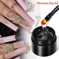 BORN PRETTY 3PCS Rhinestones Glue Gel Set