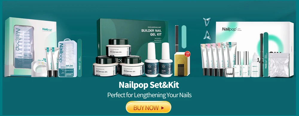 Nailpop 120pcs Acrylic Nails Fake Capsule
