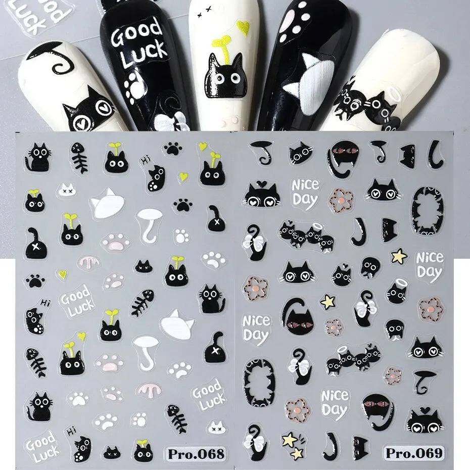 3D Self-Adhesive Nail Art Decals