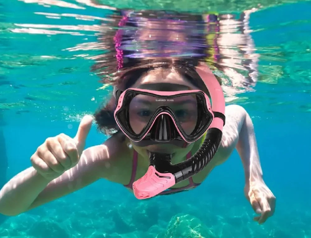 Dry Snorkel Set Diving Mask For Adults