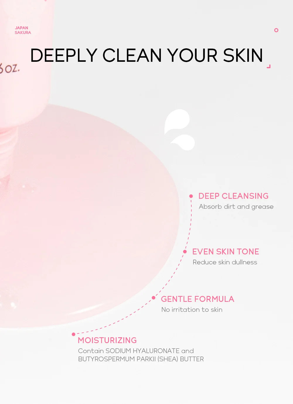 Gold Sakura Peeling Face Mask Anti Wrinkle
