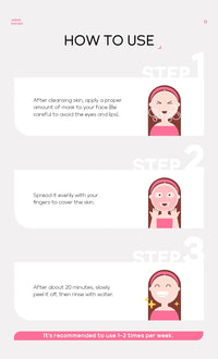 Gold Sakura Peeling Face Mask Anti Wrinkle