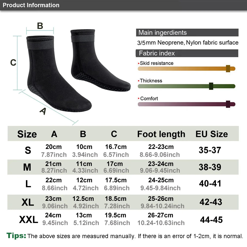 Elasticity Diving Surfing Boots