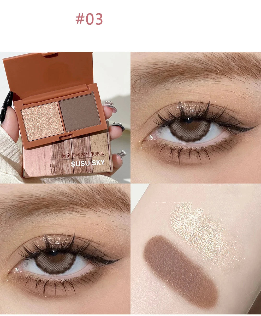 Two Color Eyeshadow Palette