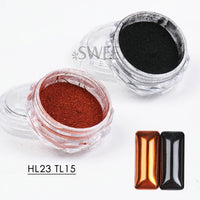 Black Mirror Chrome Nails Powder