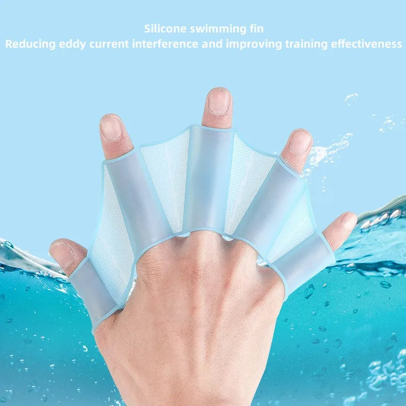 Swimmer's Flippers Silicone Fingers