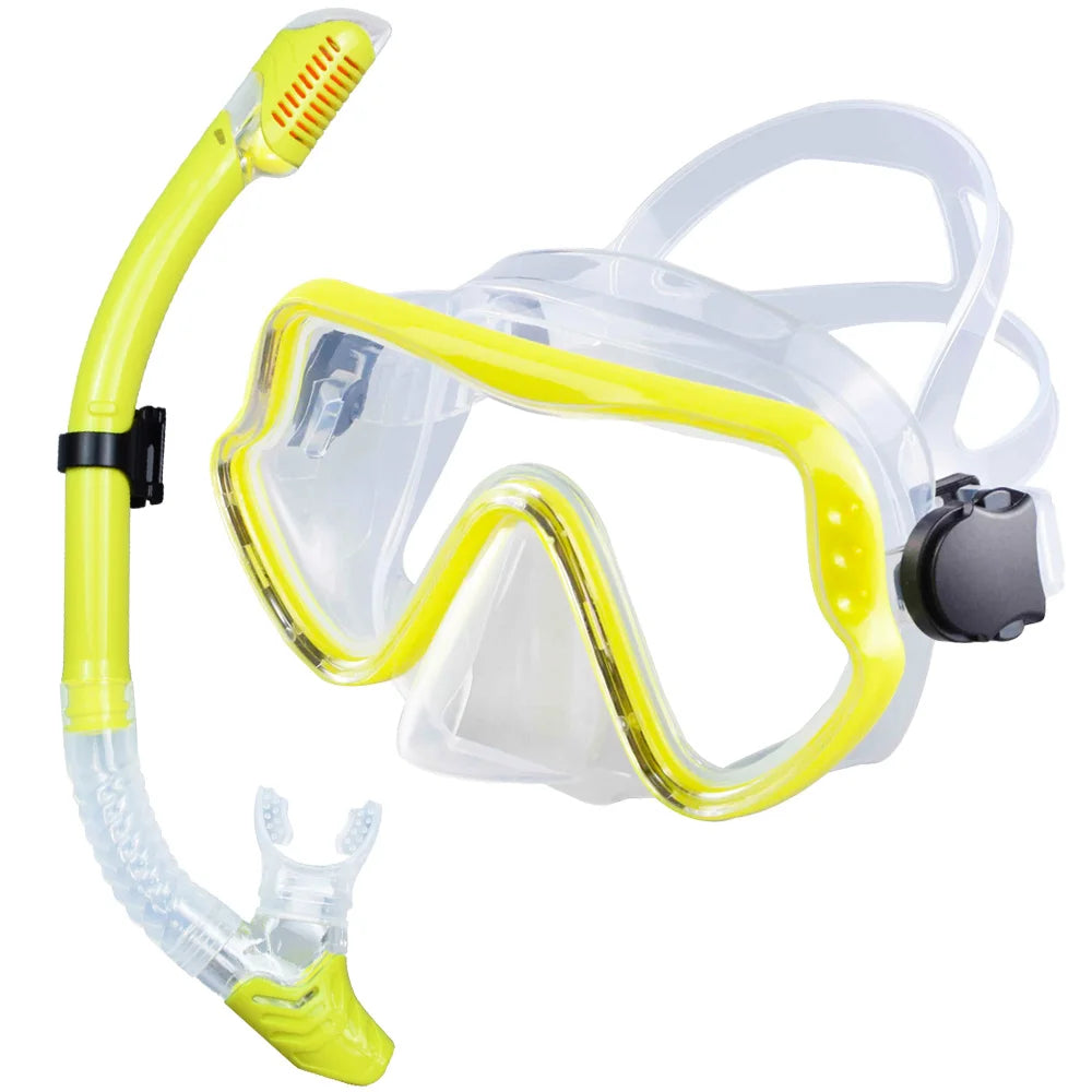Dry Snorkel Set Diving Mask For Adults