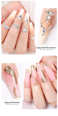 BORN PRETTY 3PCS Rhinestones Glue Gel Set