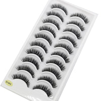NEW 10 Pairs Natural Long False Eyelashes