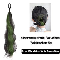Synthetic Self-Winding Ball Head Wig
