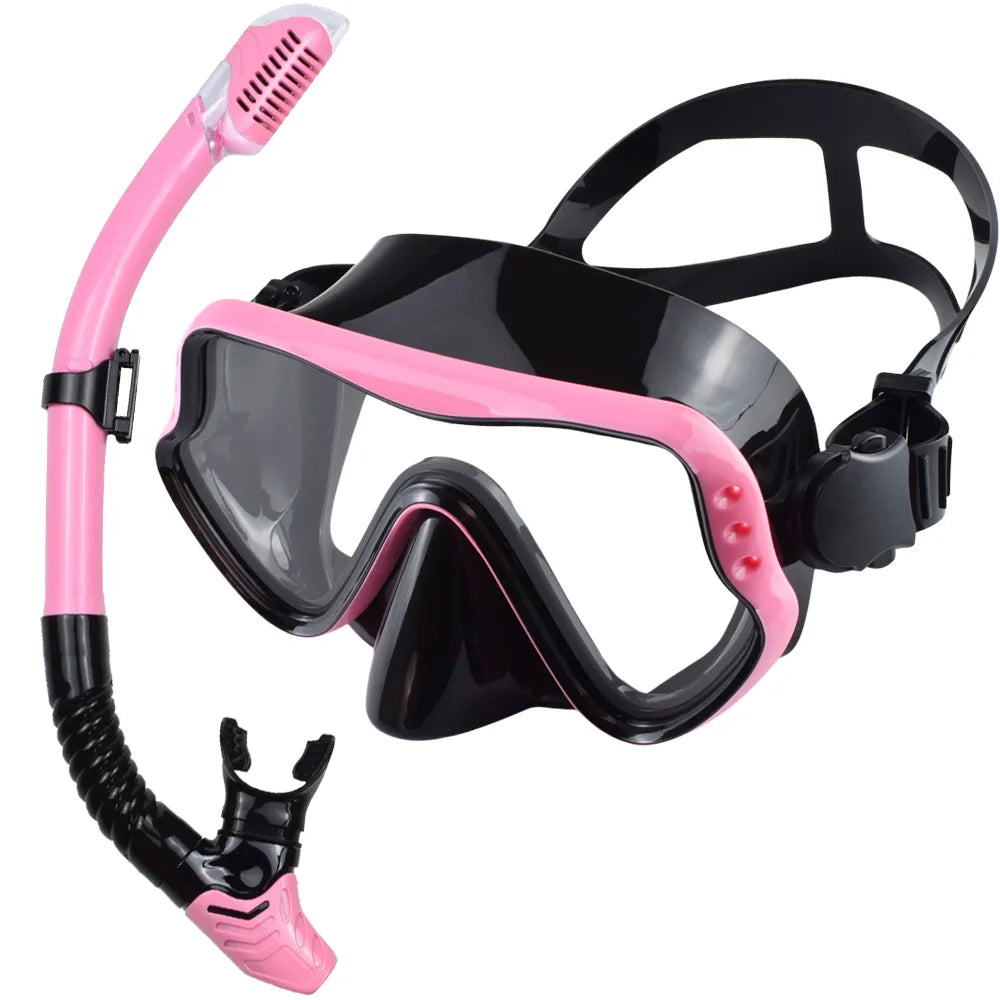 Dry Snorkel Set Diving Mask For Adults