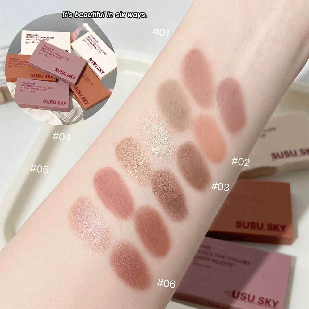 Two Color Eyeshadow Palette
