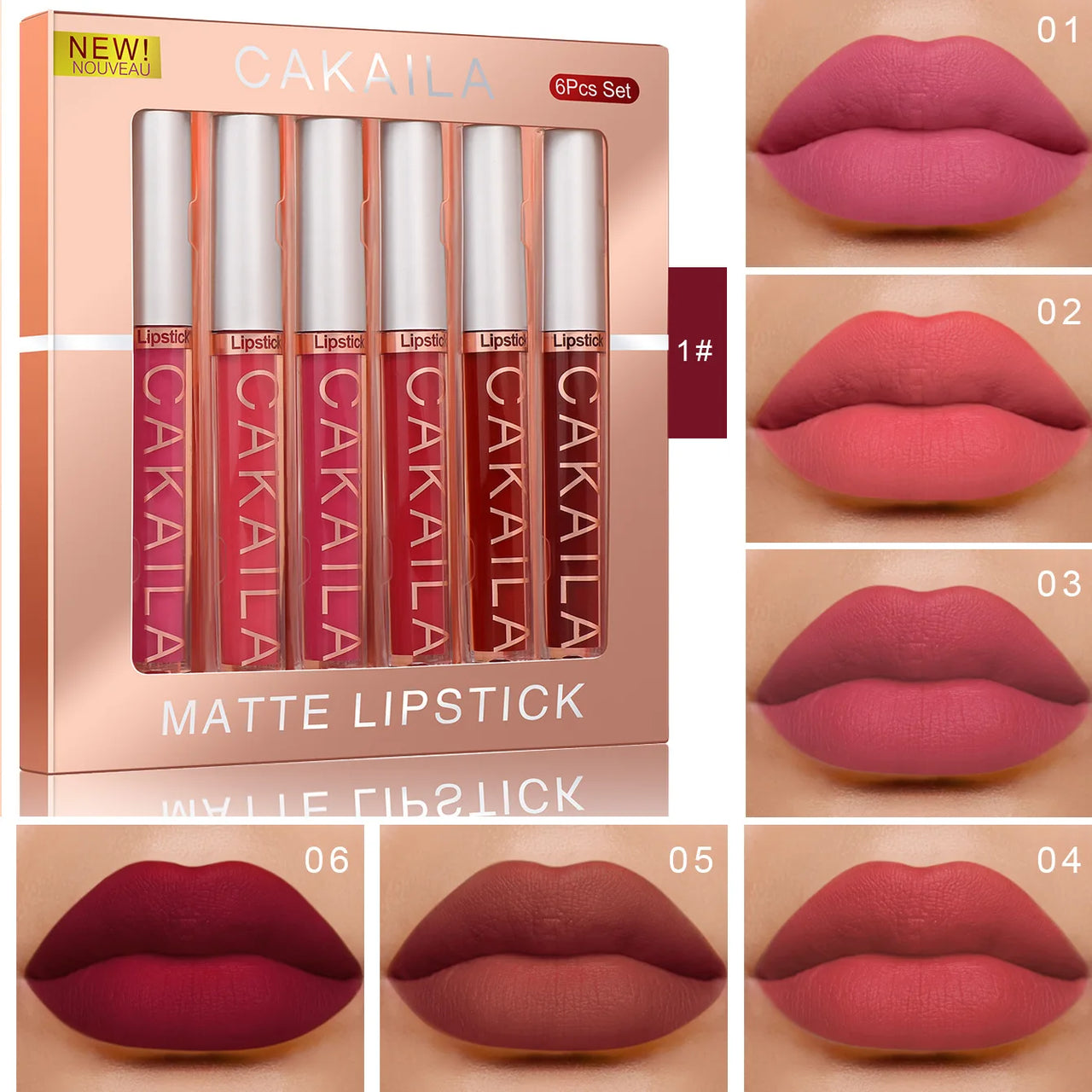 10/6 PCS Lipstick Set