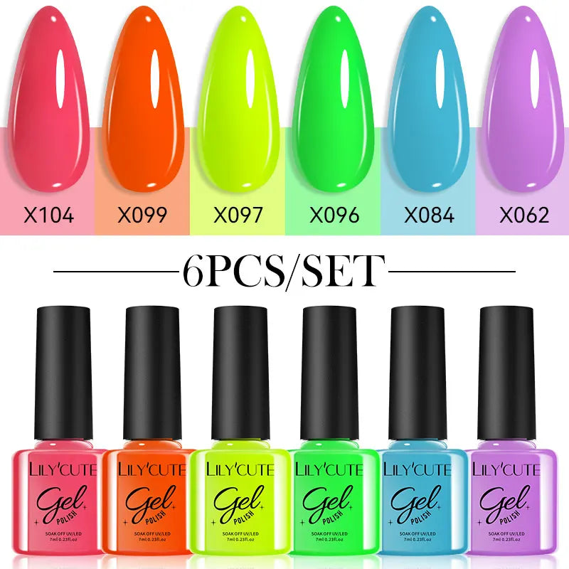 Nail Polish Kit 125 Colors Manicure Semi Permanent