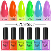 Nail Polish Kit 125 Colors Manicure Semi Permanent