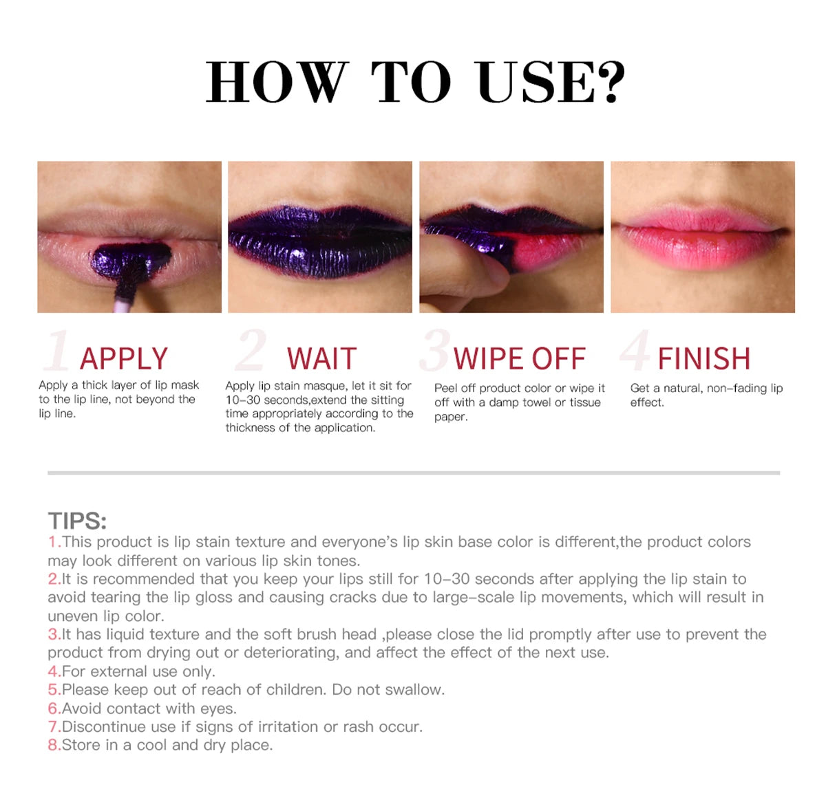 Lip Gloss Peel And Stick