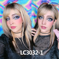 LOUIS FERRE Black Pink Ombre Synthetic