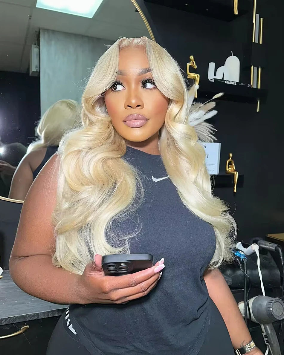 Frontal Human Hair Wigs 613 Bob Wig