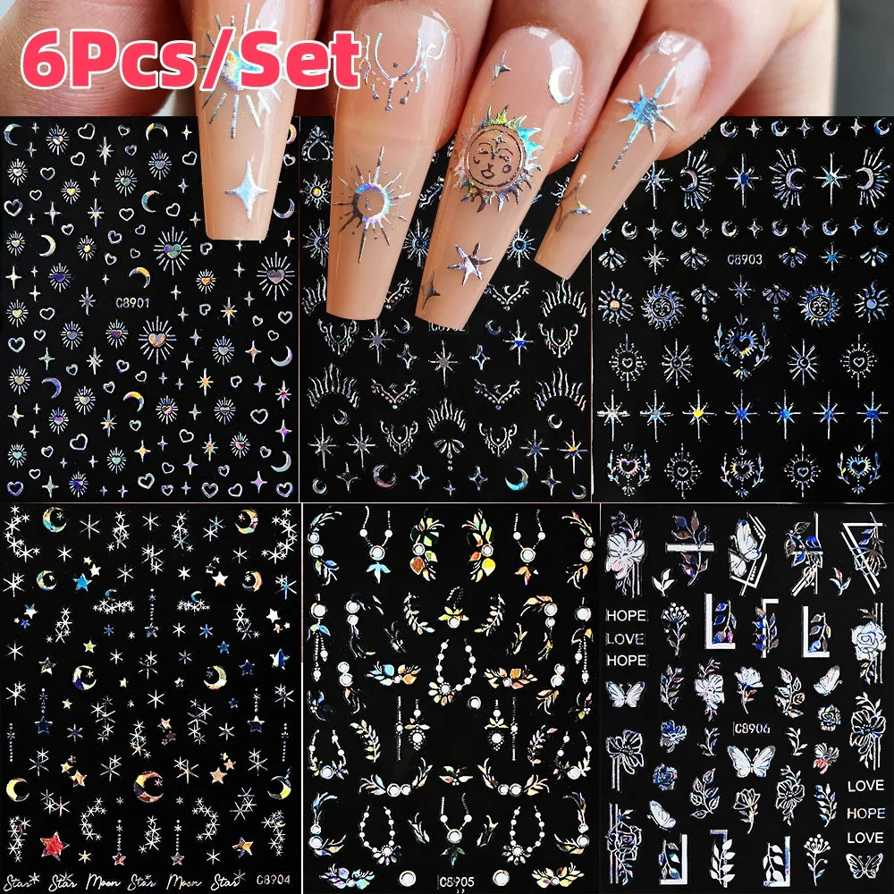 Self-Adhesive Slider Luxury Manicure Decals