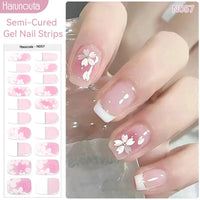 Full Cover Nail Gel Sticker Wraps Manicure