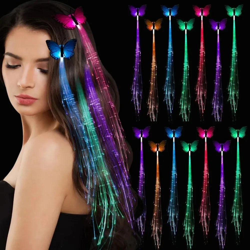 Colorful Butterfly Light Braids Wig
