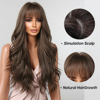 Brown Wavy Wig