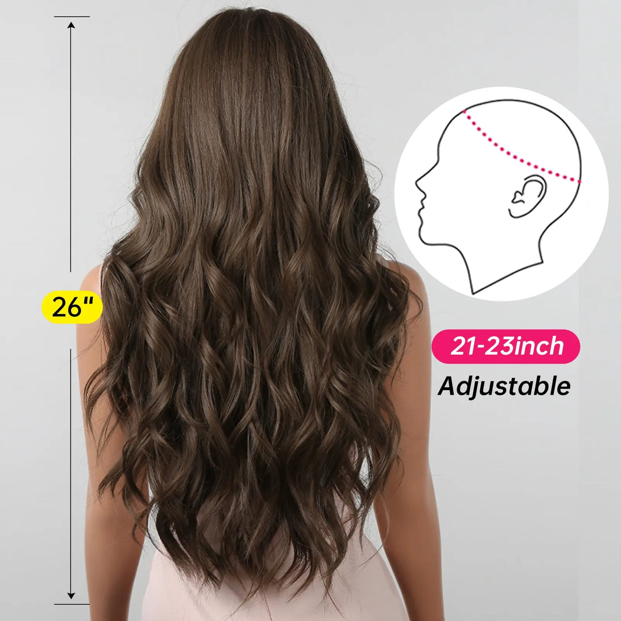 Brown Wavy Wig