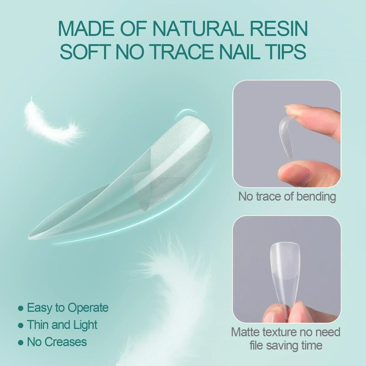 Nailpop 120pcs Acrylic Nails Fake Capsule