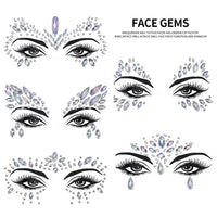 3D Diamond Temporary Tattoo Stickers