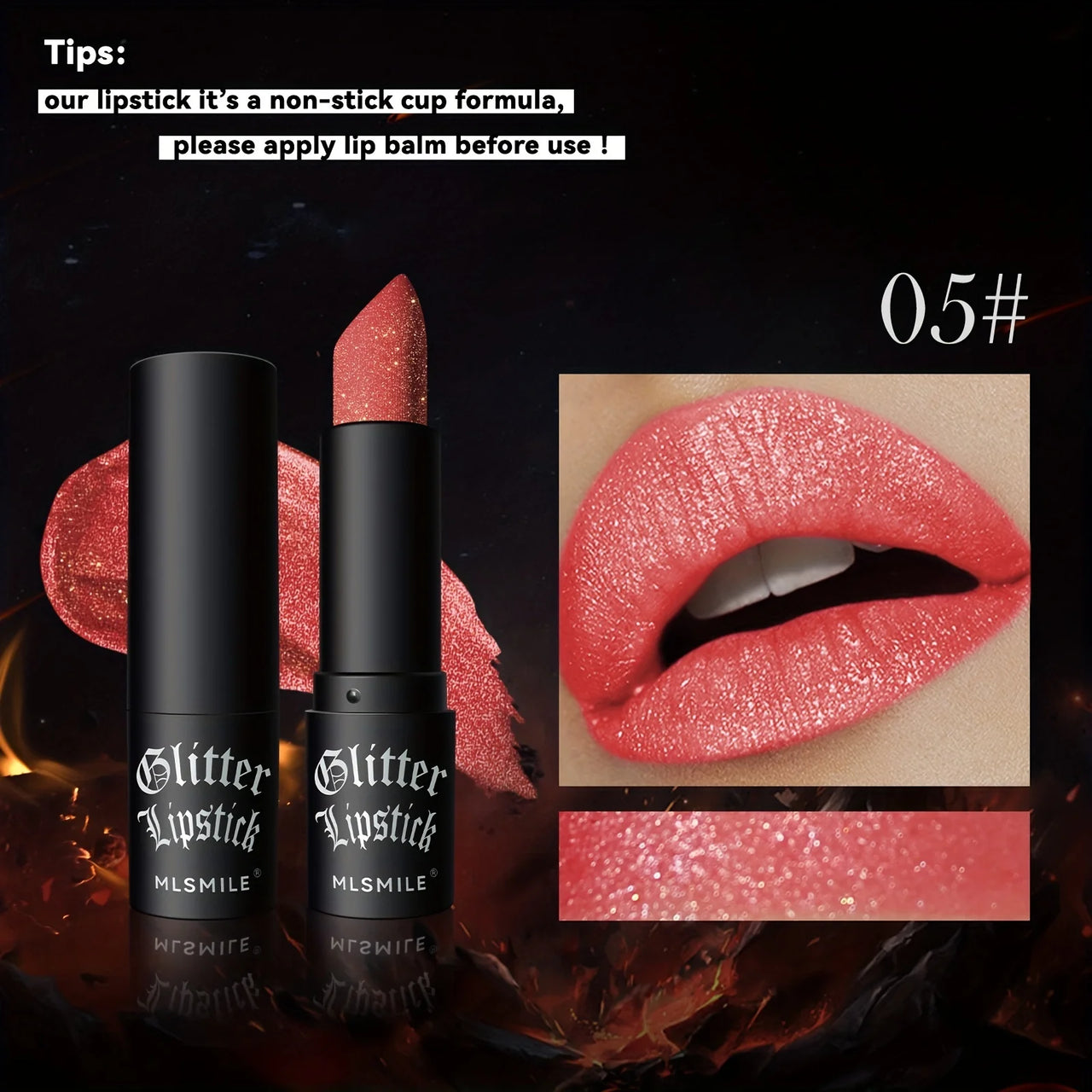 7 Colors Glitter Lipstick