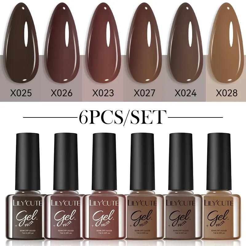 Nail Polish Kit 125 Colors Manicure Semi Permanent