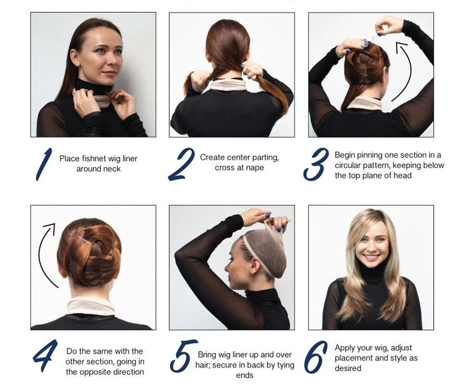 Synthetic fiber wig