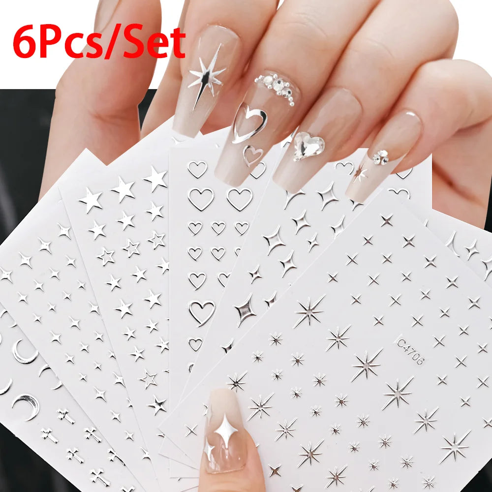 Self-Adhesive Slider Luxury Manicure Decals