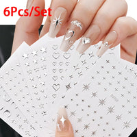 Self-Adhesive Slider Luxury Manicure Decals