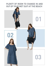 Towel Hoodie Microfiber Beach Robe