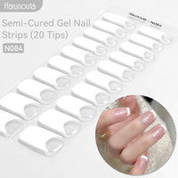 Full Cover Nail Gel Sticker Wraps Manicure