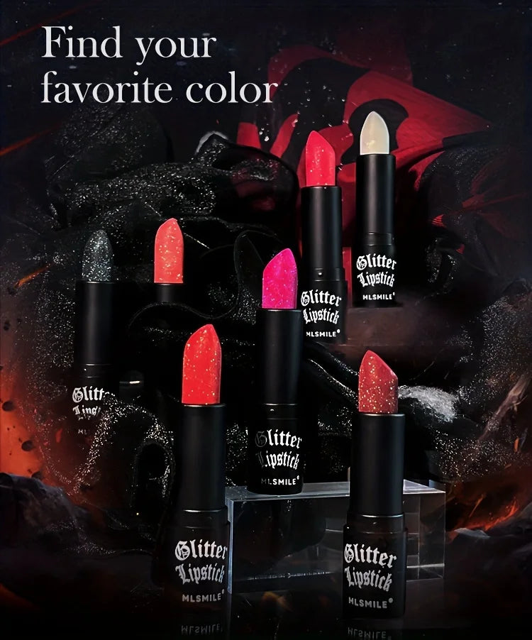 7 Colors Glitter Lipstick