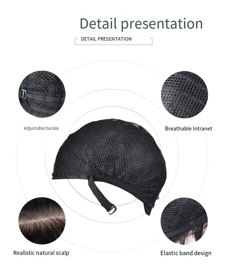Synthetic fiber wig