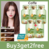 Natural Hair Dye Shampoo Gray White Hair Cover