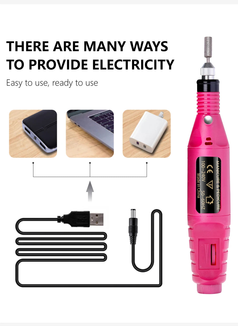 LULAA Strong Function Nail Drill Machine Set